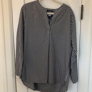 Lands End No-Iron Supima Gingham Shirt